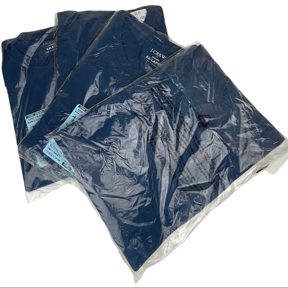 J.CREW Tee Crewneck Short Sleeve Blue T-Shirt Jersey Cotton - Picture 4 of 6